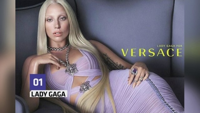 Lady Gaga, nouvelle égérie Versace