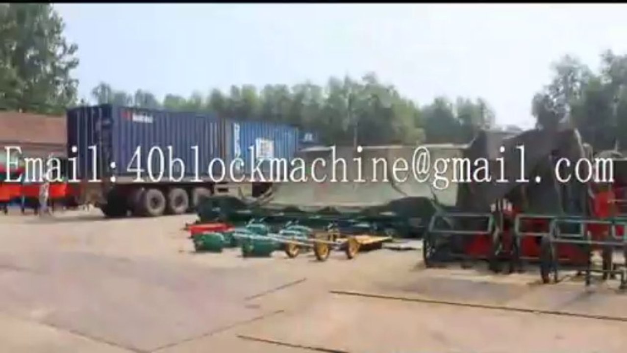 Hot sell small household brick making machine sample /small block machine sample