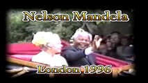 Nelson Mandela in London 1996