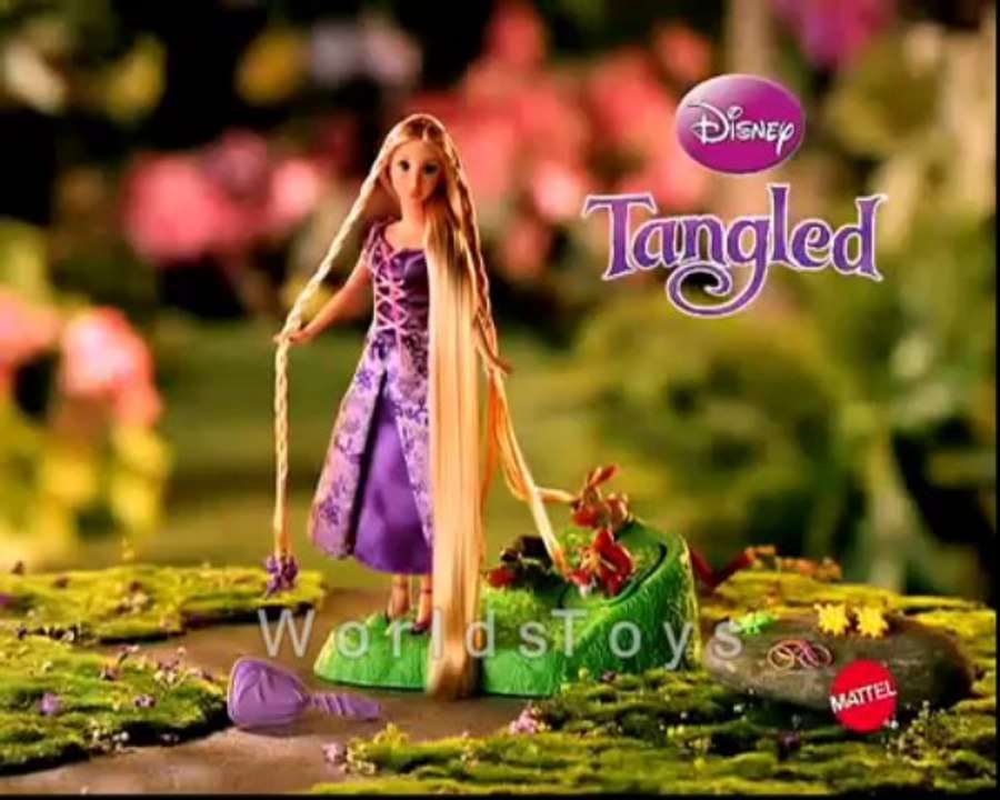 2010 º Disney Tangled (Rapunzel) Hair Braider Doll Commercial