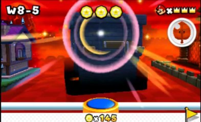 Super Mario 3D Land Walkthrough (3DS HD 1080p) World 8-4 All Star Coins 100%