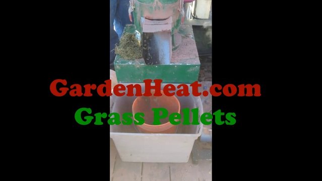 Make grass pellets with GH300 pellet mill
