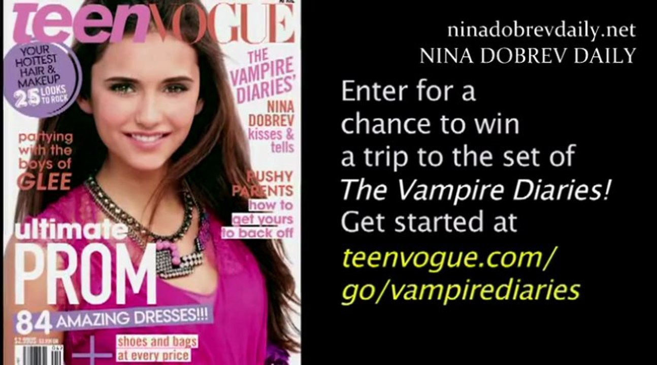 Behind-the-Scenes of Nina Dobrev's Teen Vogue Cover Shoot