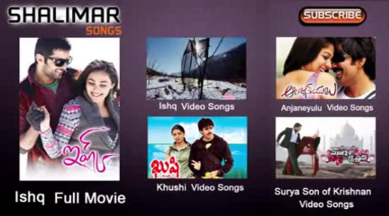 Ishq Movie  Oh Priya Priya Video Song  Nitin and Nithya Menon