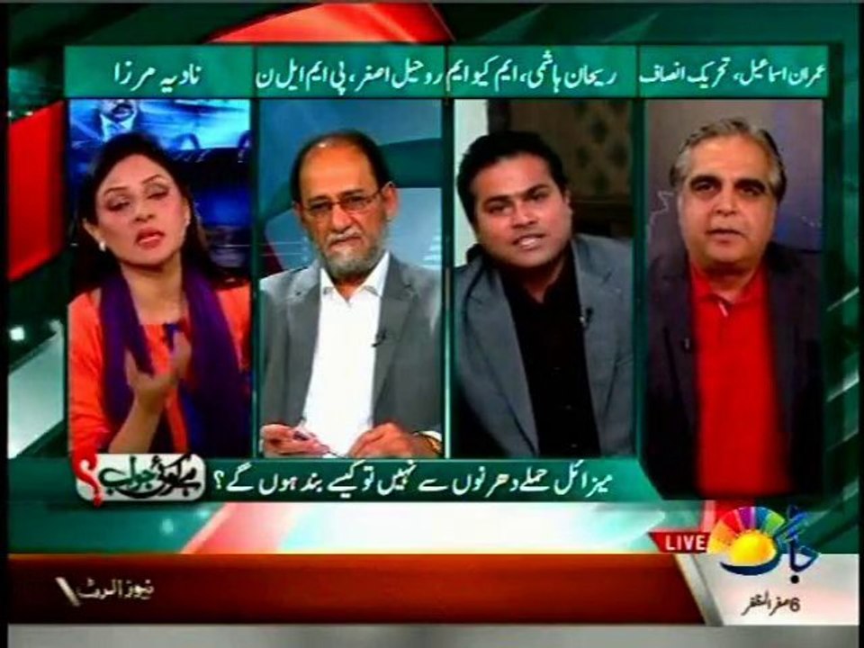 CNBC Hai Koi Jawab Nadia Mirza with Rehan Hashmi (11 Dec 2013)