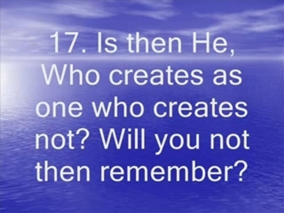 Al-Afasy--Surat AnNahl ( 1-29 )