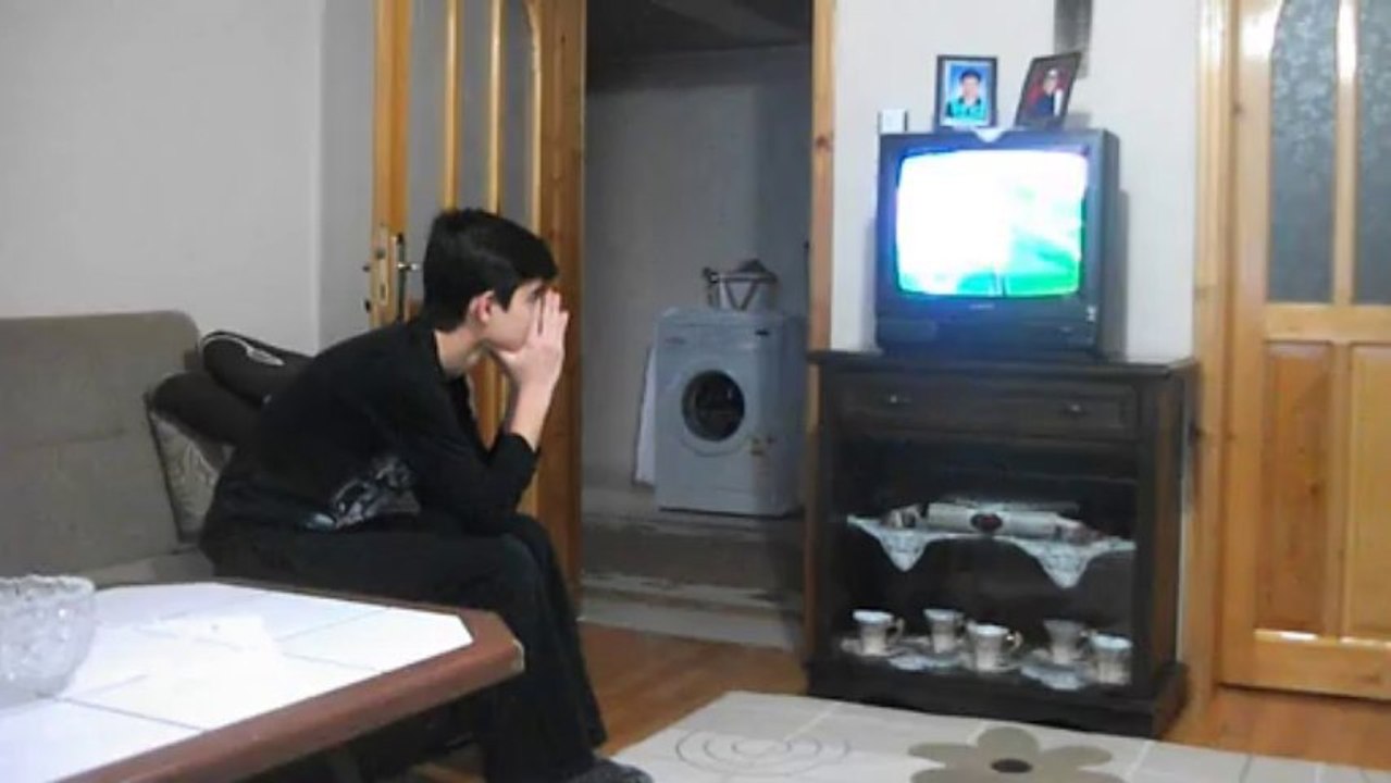 Berkan'ın G.Saray-Juventusmaçın bitimindeki sevinci....