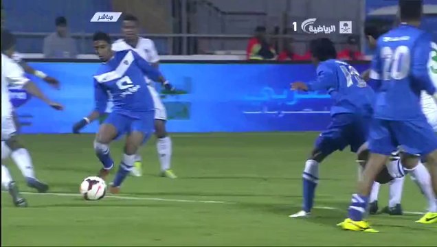هدف الهلال الاول من سالم الدوسري في الشعلة - الهلال 4-1 الشعلة - كأس ولي العهد دور ال16 - 10/12/2013 HD