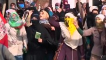Egyptian police fire tear gas at protesting women