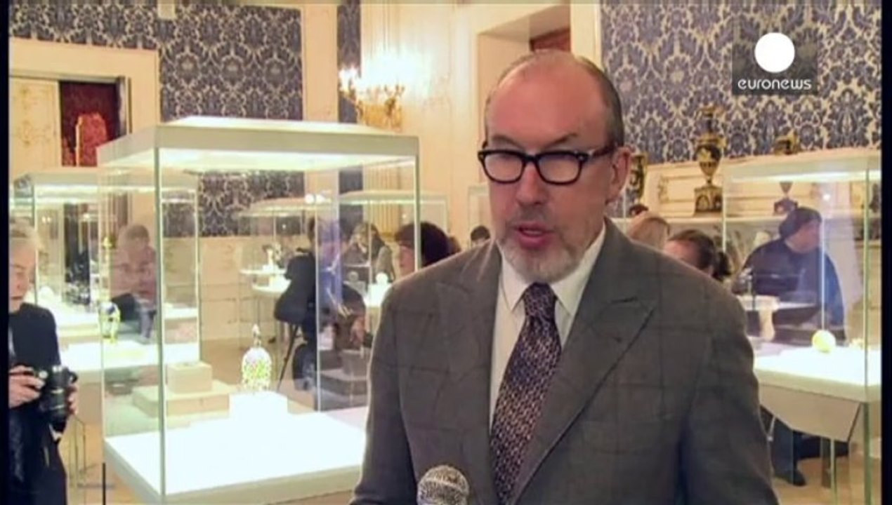 Fabergé eggs on show in St Petersburg