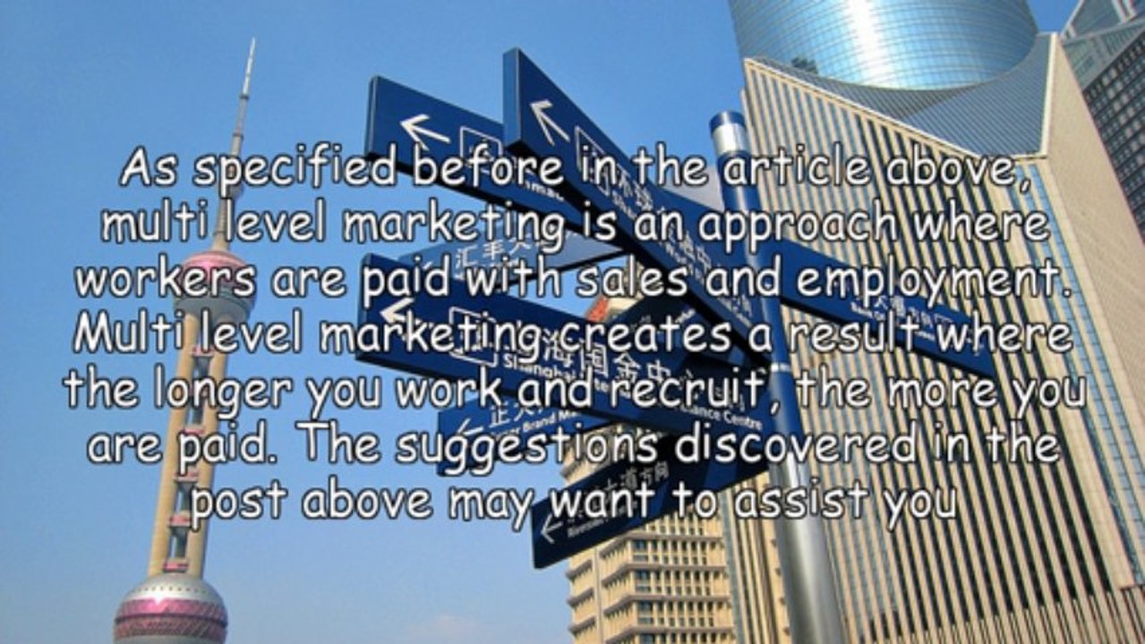 Top Notch Pointers To Propel Your Network Marketing Forward
