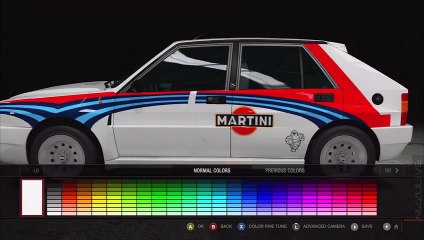 Forza 4 Lancia Delta Speed Art Martini Racing Rally Paint