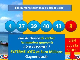 LOTO MERCREDI 11 DECEMBRE RESULTAT TIRAGE