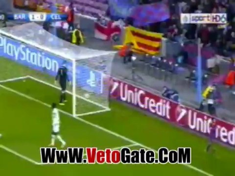 بيدرو يتقدم بالهدف الثانى لبرشلونه فى سيلتك