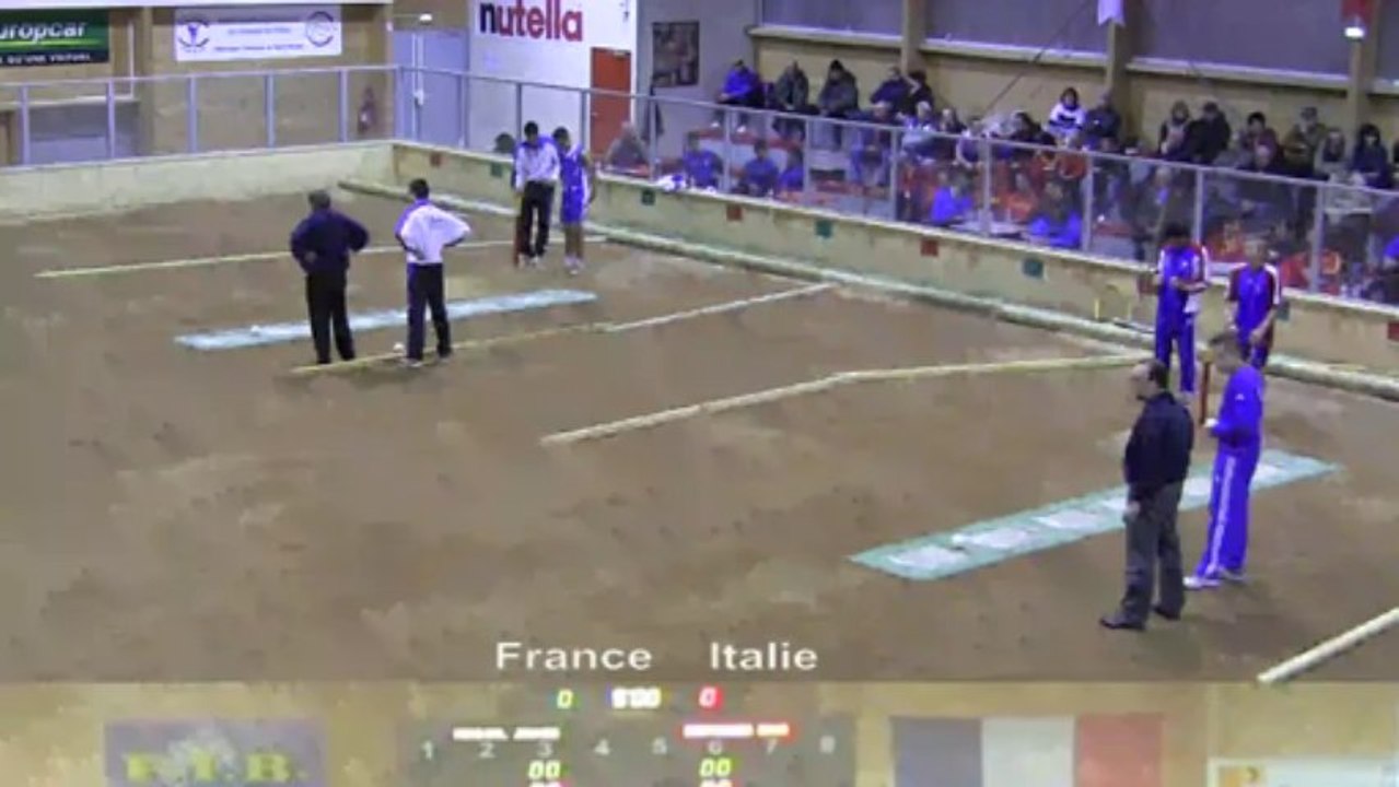 Tir progressif, demi-finales, Sport Boules, Mondial U18 Martigues 2013