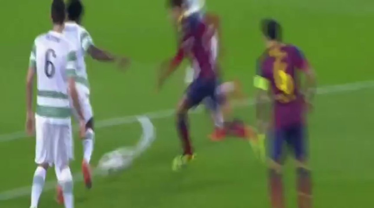 Barcelona 4-0 Celtic Neymar Amazing Second Goal HD