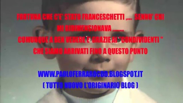 77. NOI LO SAPPIAMO PERCHE' NON SI DOVEVA PARLARE DI PAOLO FERRARO