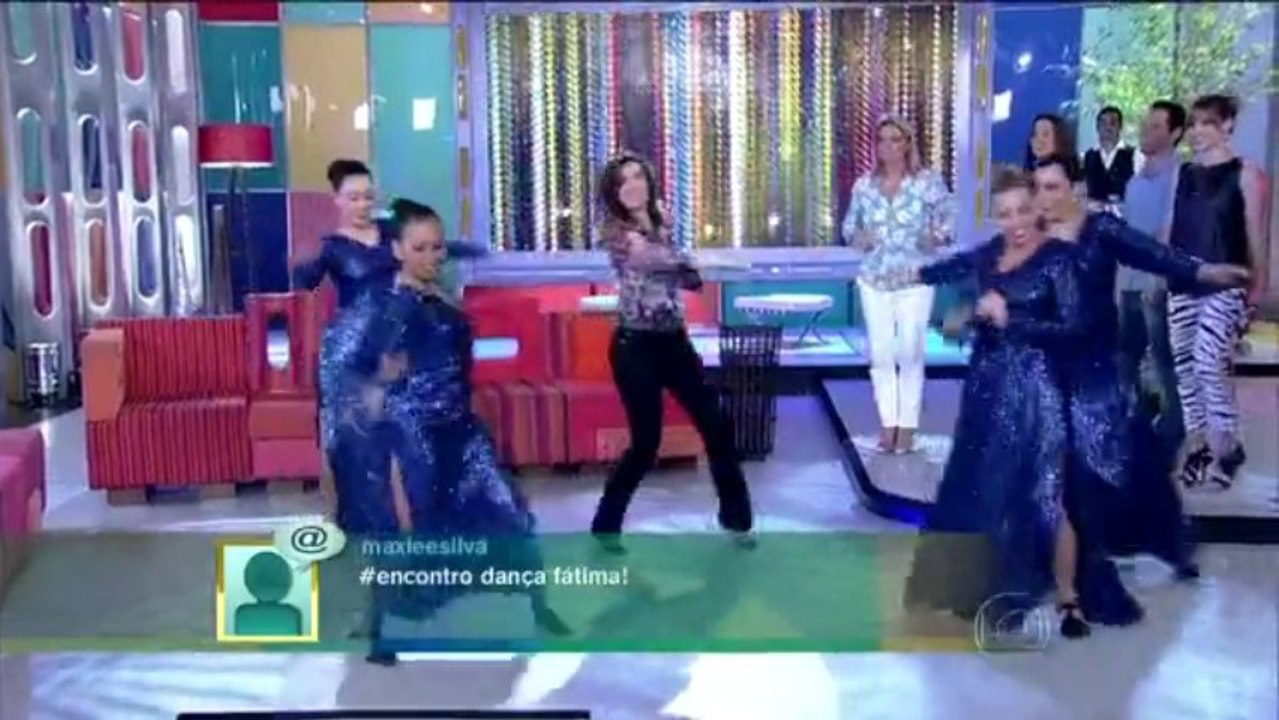 Fátima reproduziu sua apresentação de jazz no palco do Encontro