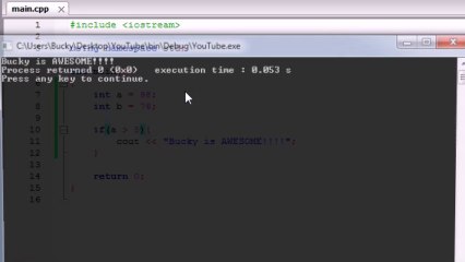 C Programming Tutorials - 8 - if Statement By MNRAQ