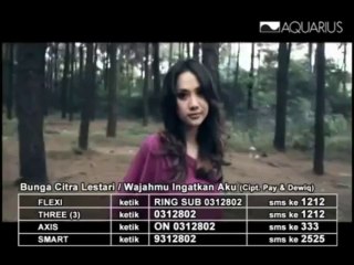 Bunga Citra Lestari - Wajahmu Ingatkan Aku  Official Video