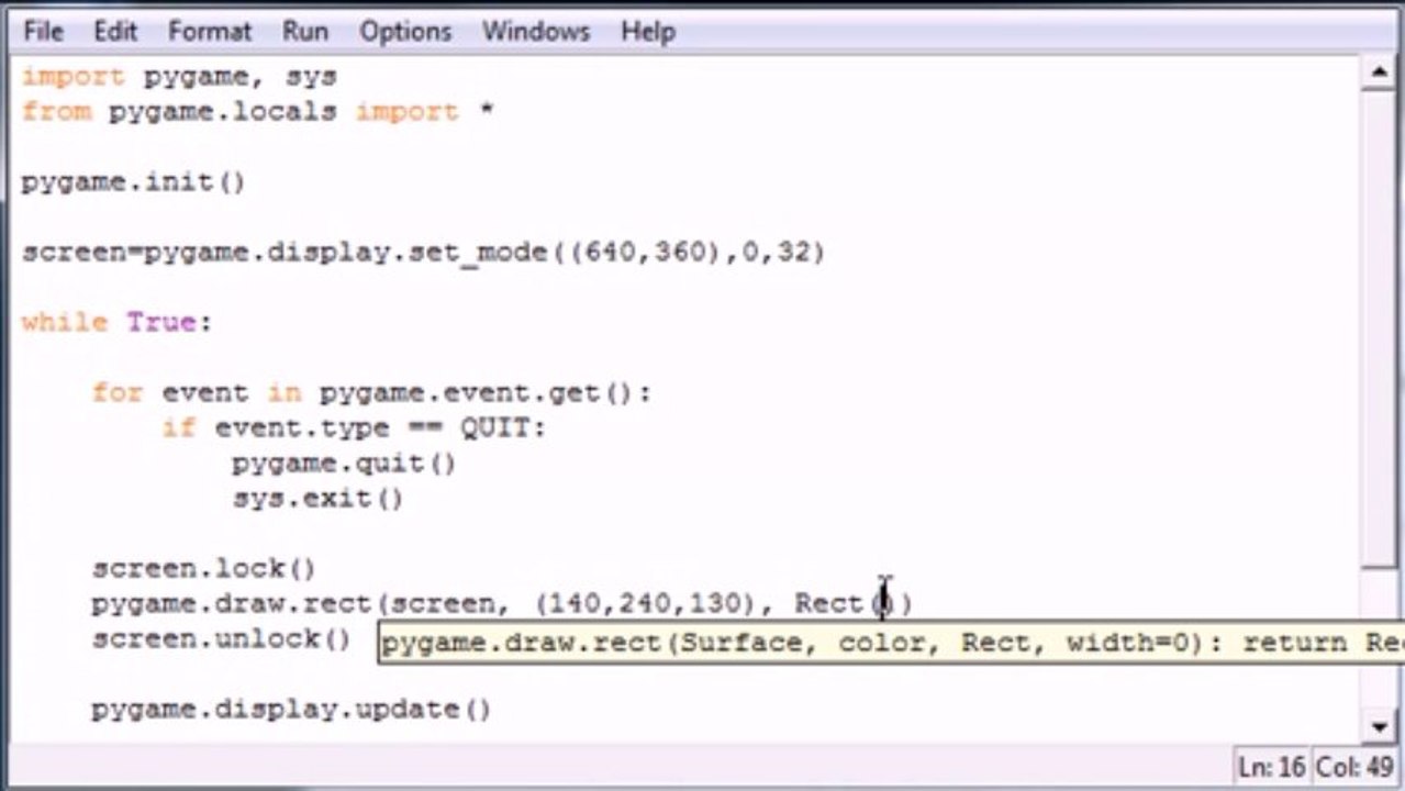 Game Development Tutorial - 6 - Drawing Shapes By MNRAQ