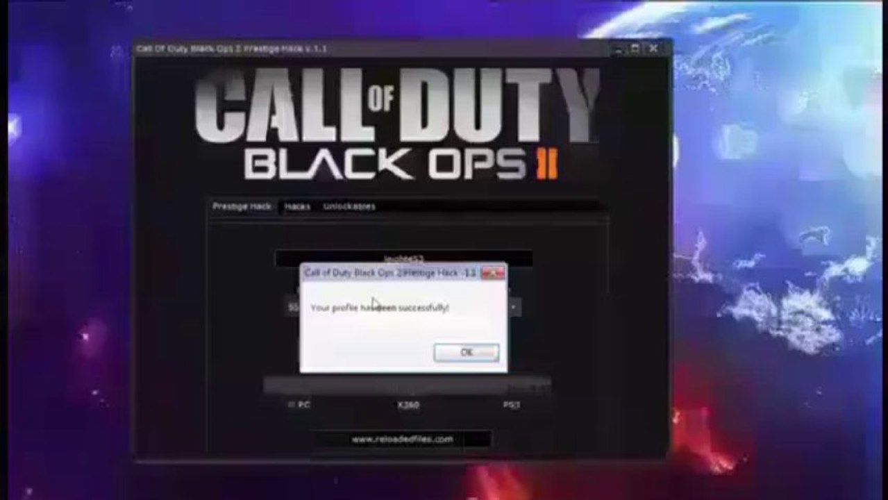 Call Of Duty Black Ops 2 Prestige Hack v1.3 PC | xbox 360 | PS3