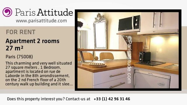 1 Bedroom Apartment for rent - Miromesnil, Paris - Ref. 7332