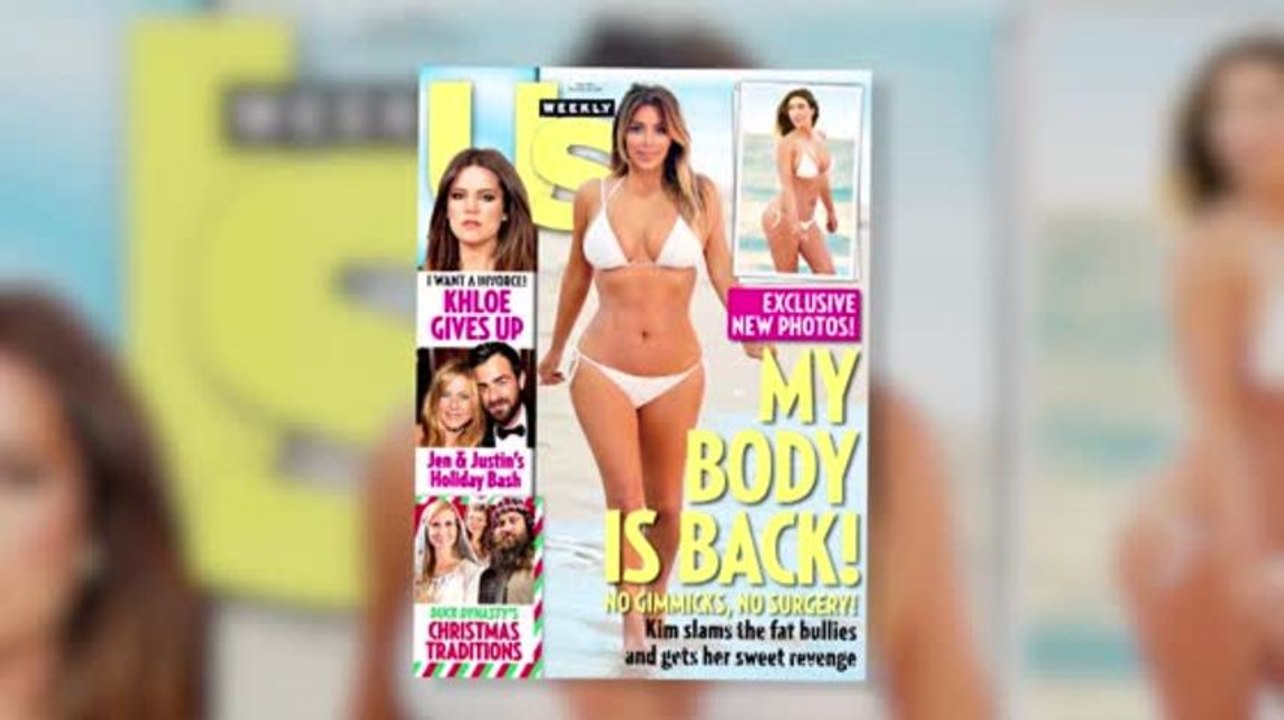 Kim Kardashian en bikini sur la couverture de Us Weekly