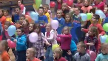 flashmob école langevin pour telethon