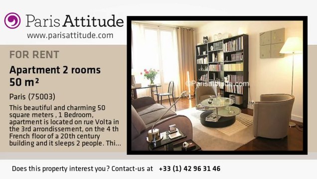 1 Bedroom Apartment for rent - Arts et Métier, Paris - Ref. 7456