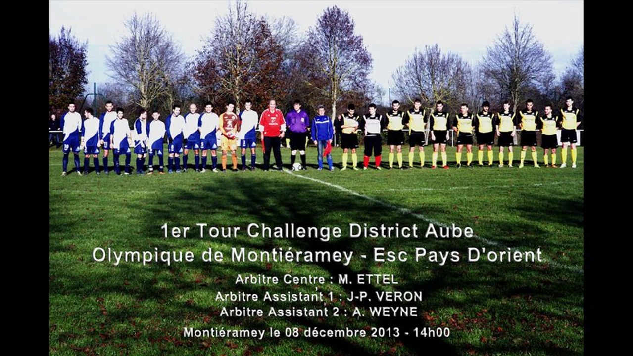 Résumé OM 3 - 1 ESCPO / Challenge du district