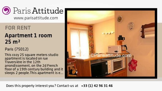 Studio Apartment for rent - Ledru-Rollin, Paris - Ref. 1033