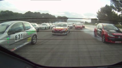 Best of & crash - Paul Ricard 2013 - Peugeot 206 RPS - Sentis/Demoulin