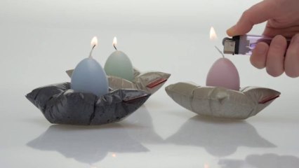 “frühstück im bett” – ein origineller eierbecher von julia lodes (betoniu)