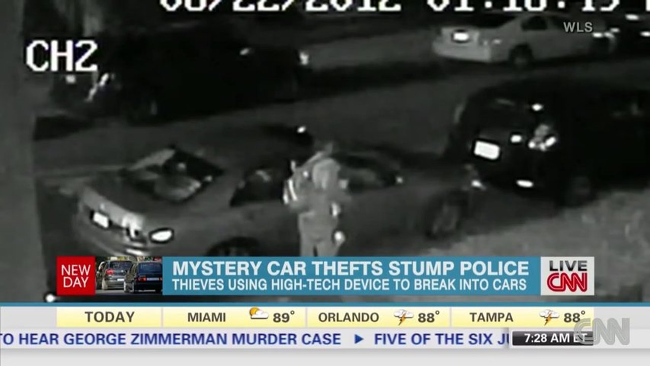 Un mystérieux boitier magique qui ouvre les voitures