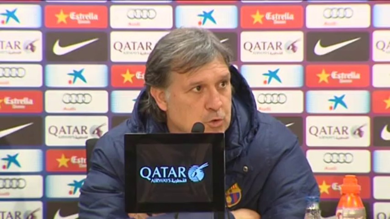 Barcelona manager Gerardo Martino wary of Manchester City