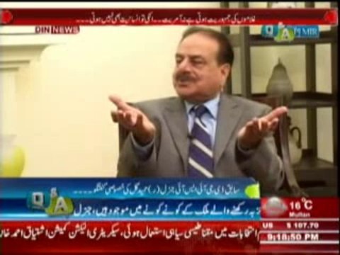 Q & A with PJ Mir (Sabik DG ISI General (R) Hamid Gul Ki Khasusi Guftgu) 16 December 2013 Part-1