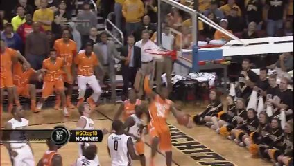 Jordan McRae throws down HUGE #SCtop10 dunk vs Wichita State
