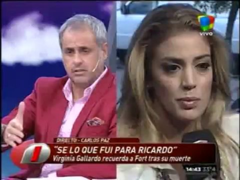 Pronto.com.ar Virginia Gallardo emocionada, habla de la muerte de Fort 1