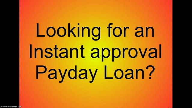 Instant approval payday loans- payday loans instant approval