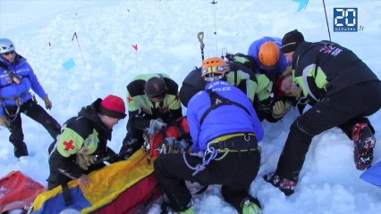 Comment les sauveteurs recherchent les survivants d’une avalanche