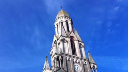 Après l'incendie, l'église reconstruite