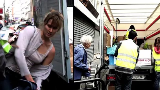 La collecte solidaire au profit d'Emmaüs