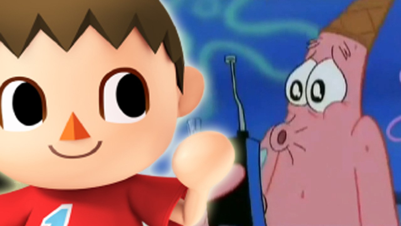 [HD] Patrick afraid by the Villager