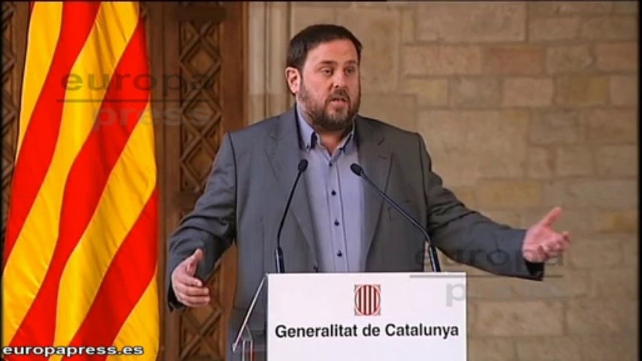 Junqueras: "Es la pregunta que representa a la...