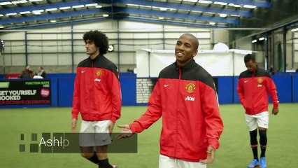 Entrainement avec les pros de Manchester United !! Ashley Young, Marouane Feillaini et Nani