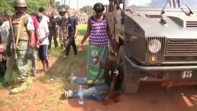 Centrafrique : les soldats français et africains empêchent un lynchage à Bangui