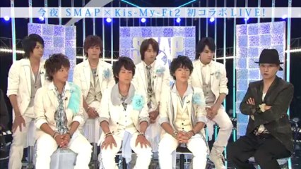 SMAP x Kis-My-Ft2 collaboration medley (2012.08.20 SMAPxSMAP)