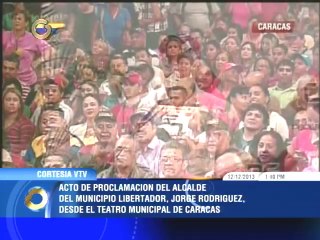 Jorge Rodríguez promete recuperar 100% de los espacios públicos de Caracas