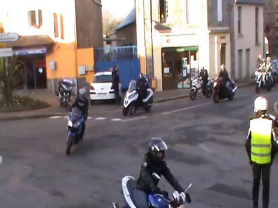Téléthon motos Châtelaudren 2013 1 ere partie